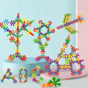 200/Pcs 3D Design Rotating Fun Multicolor Blossom kids Building Blocks